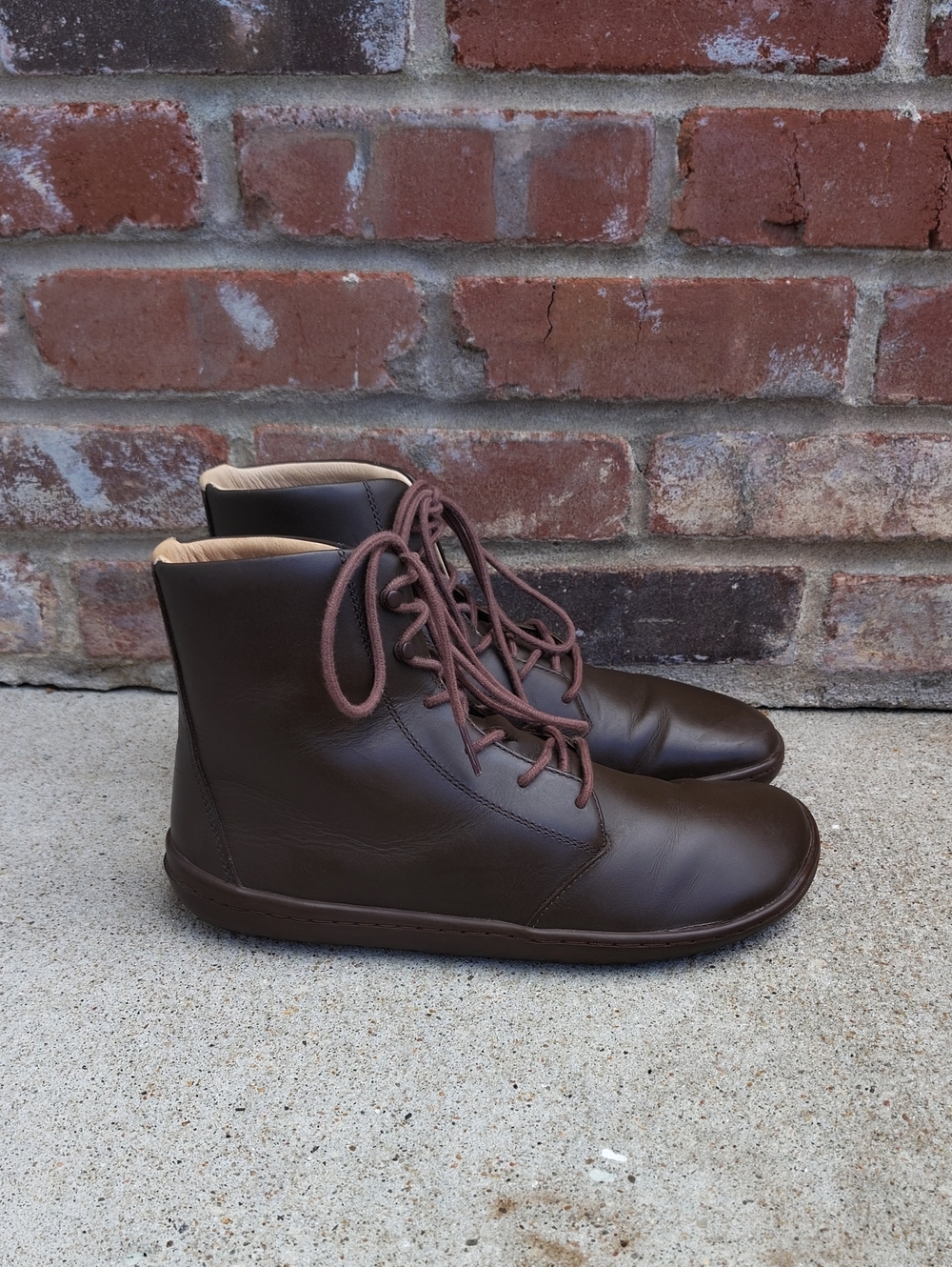 Vivobarefoot Gobi Hi IV Lace Up Brown Wild Hide Leather Hi Top Boots Size 40EU